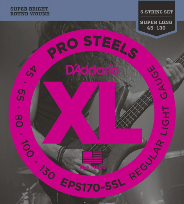 Hlavní obrázek Tvrdost .045 D'ADDARIO EPS170-5SL