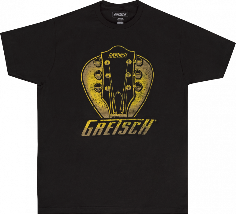 Hlavní obrázek Oblečení a dárkové předměty GRETSCH Headstock Pick T-Shirt, Black, Small