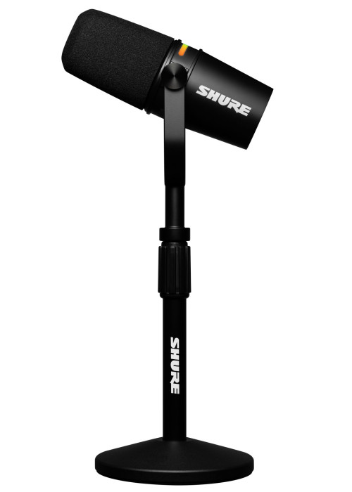 Hlavní obrázek Mikrofony pro rozhlasové vysílání SHURE MV7+ (black) + STAND
