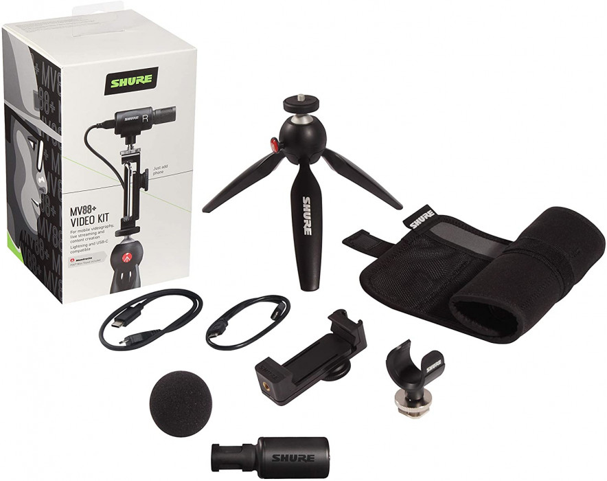 Hlavní obrázek Mikrofony pro video a foto SHURE MV88+ Dig Video Kit
