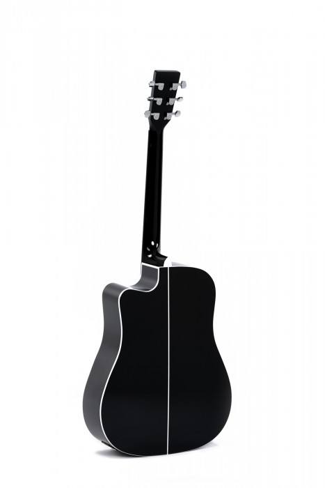 Hlavní obrázek Dreadnought SIGMA GUITARS DMC-1E-BK - Black High Gloss