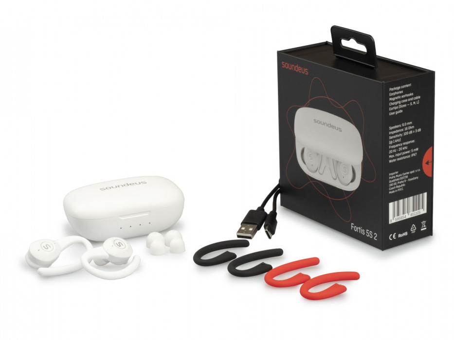 Hlavní obrázek Bezdrátová do uší SOUNDEUS Fortis 5S 2 White
