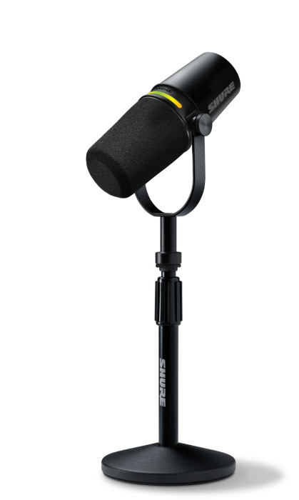 Hlavní obrázek Mikrofony pro rozhlasové vysílání SHURE MV7+ (black) + STAND