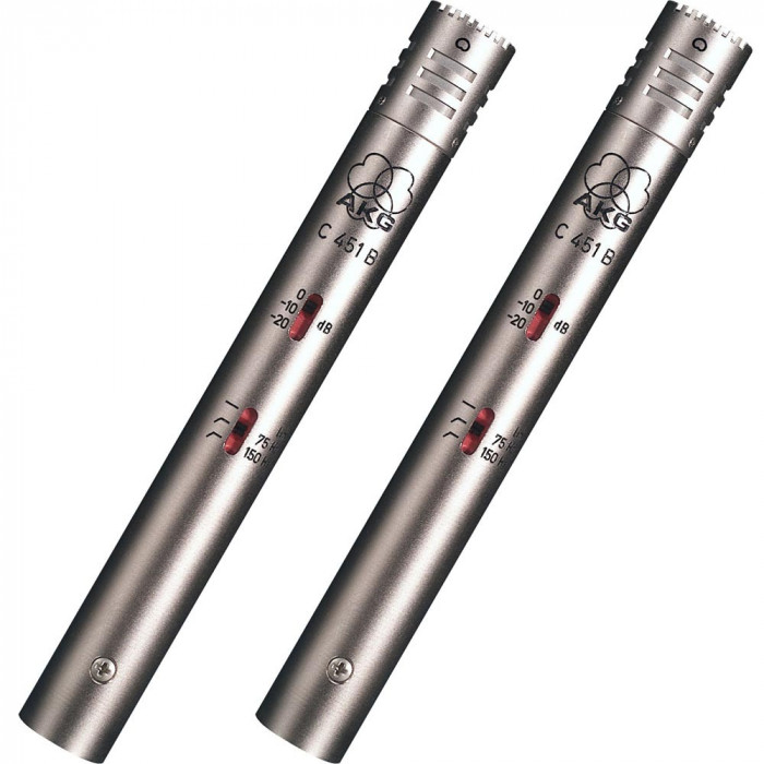 Hlavní obrázek Malomembránové kondenzátorové mikrofony AKG C451B Stereo set