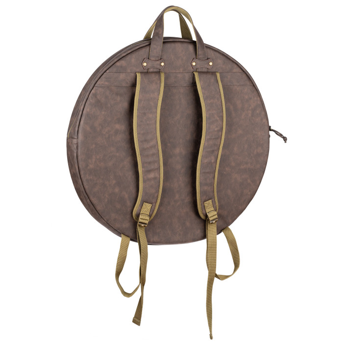 Hlavní obrázek Obaly na činely MEINL MVHC22DB Vintage Hyde Cymbal Bag 22” - Dark Brown