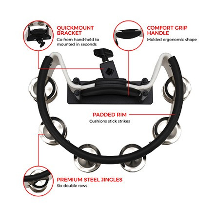 Hlavní obrázek Tamburíny PEARL PTM-10SHX Quickmount Tambourine