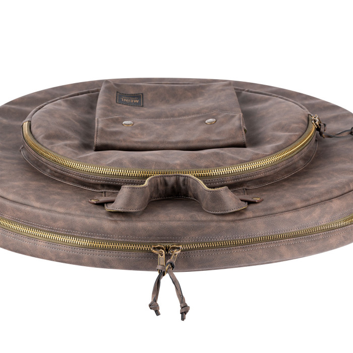 Hlavní obrázek Obaly na činely MEINL MVHC22DB Vintage Hyde Cymbal Bag 22” - Dark Brown