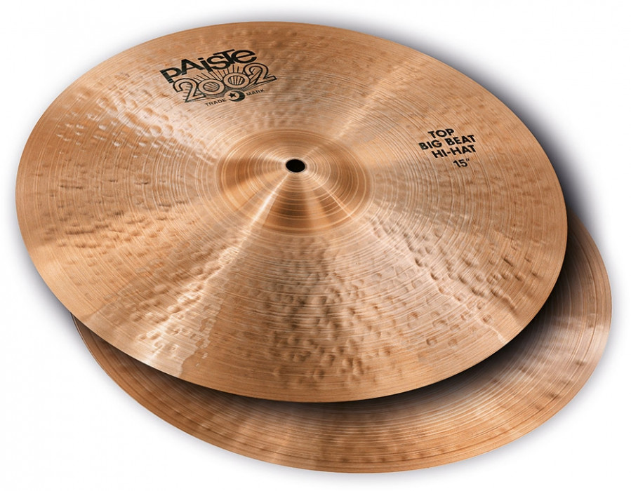 Hlavní obrázek 15" - 16" PAISTE 2002 Black - Big Beat Hi-hat 15"
