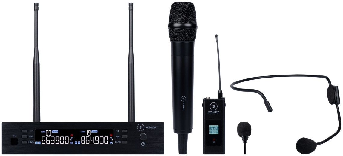 Hlavní obrázek S ručním mikrofonem SOUNDEUS by Henry's WS-M20