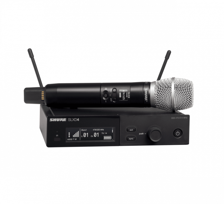 Hlavní obrázek S ručním mikrofonem SHURE SLXD24E/SM86-H56