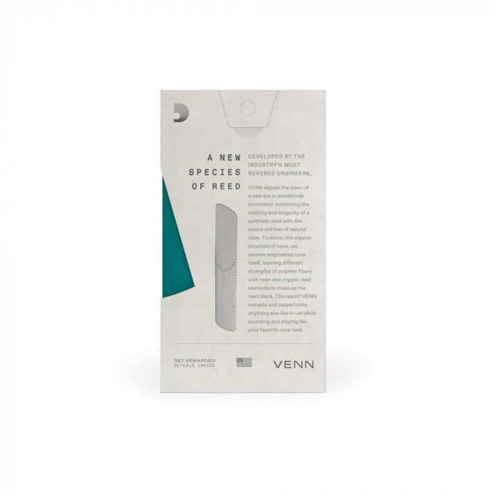 Hlavní obrázek Bb klarinet D'ADDARIO VBB0125G2 VENN Gen. 2 - Bb Clarinet Reed 2.5