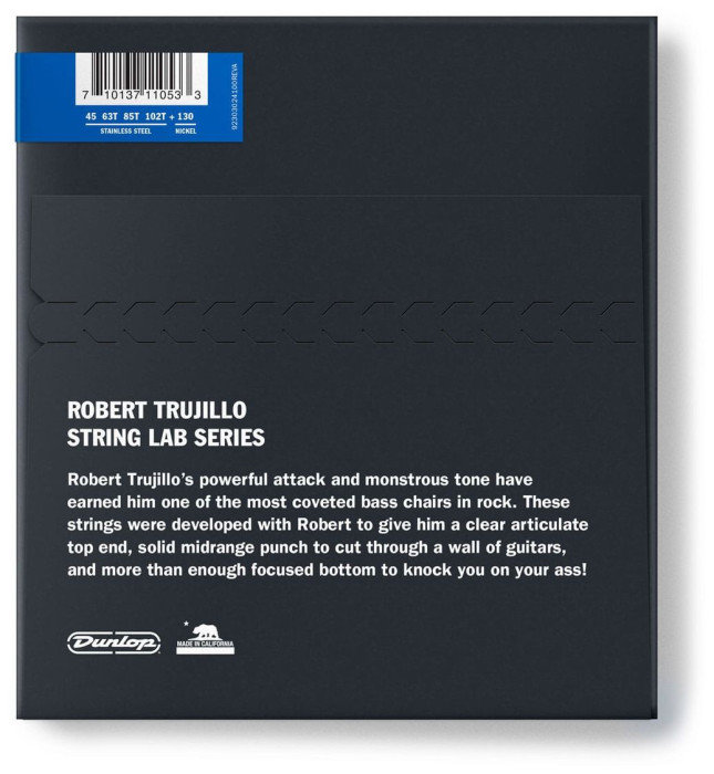 Hlavní obrázek Tvrdost .045 DUNLOP RTT45130T Robert Trujillo Icon Bass Strings