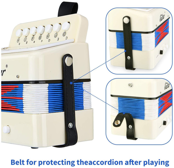 Hlavní obrázek Akordeony EASTAR Kids Accordion - White