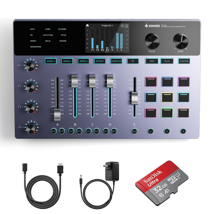 Hlavní obrázek USB zvukové karty DONNER Digital Console