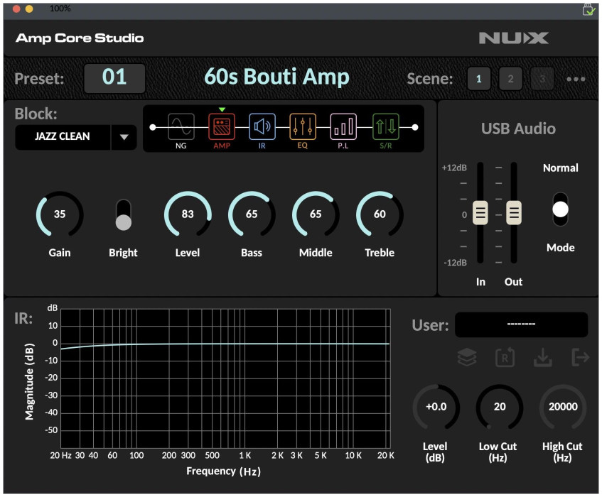 Hlavní obrázek Ostatní efekty NUX Amp Core Studio (NCA-1)