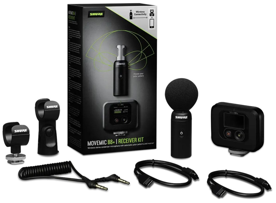 Hlavní obrázek Mikrofony pro video a foto SHURE MoveMic 88+ Receiver Kit