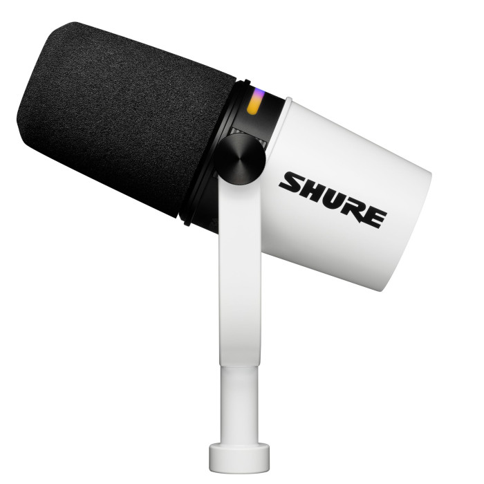 Hlavní obrázek Mikrofony pro rozhlasové vysílání SHURE MV7+ W (white)