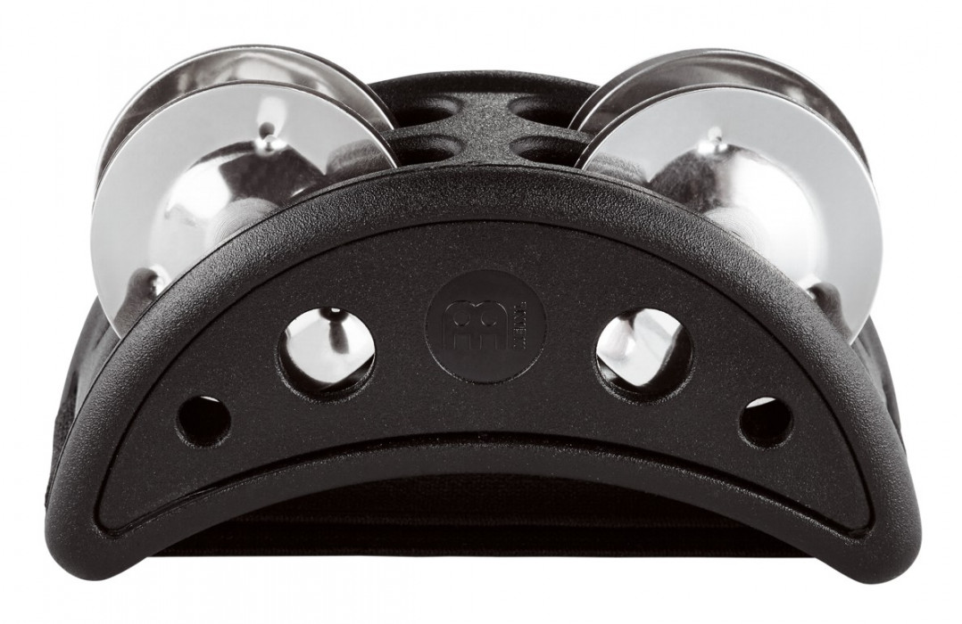 Hlavní obrázek Tamburíny MEINL CFJS2S-BK Compact Foot Tambourine