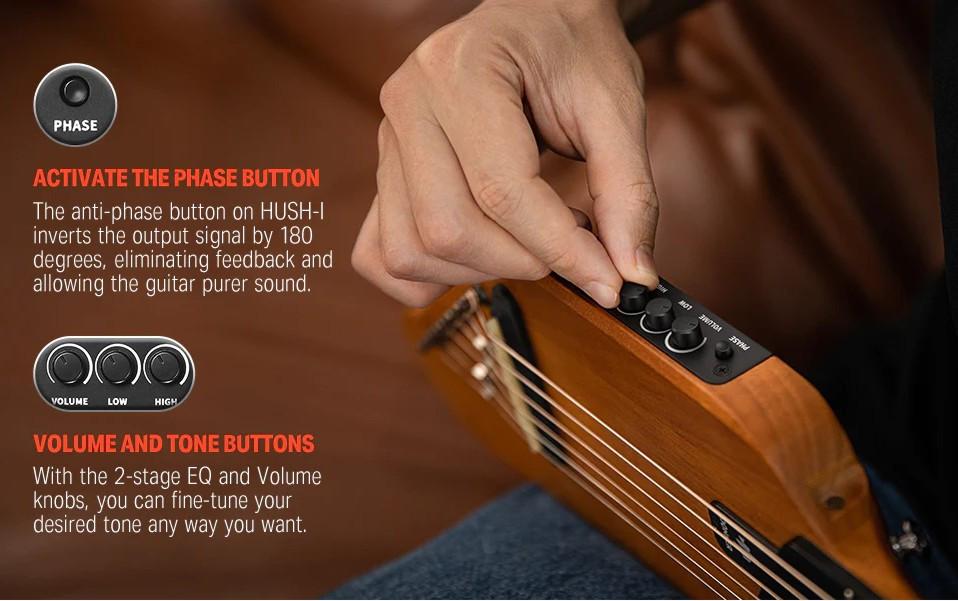 Hlavní obrázek Elektrické sety DONNER HUSH-I - Mahogany Sunburst