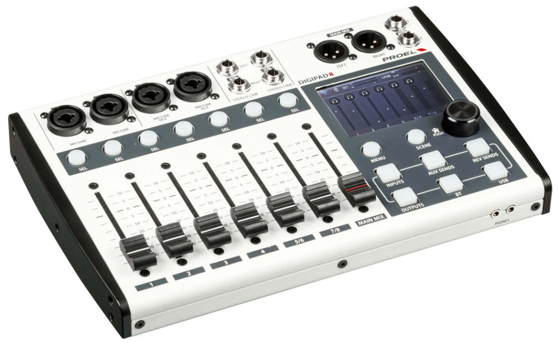 Hlavní obrázek Digitální mixpulty PROEL DIGIPAD8