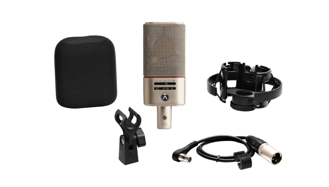 Hlavní obrázek Velkomembránové kondenzátorové mikrofony AUSTRIAN AUDIO OC818 Studio Set