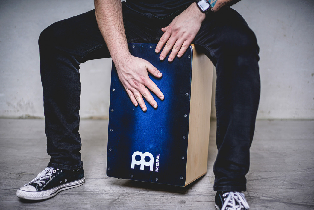 Hlavní obrázek Cajony MEINL SC100BLB Snarecraft 100 Cajon Special Edition - Blue Burst