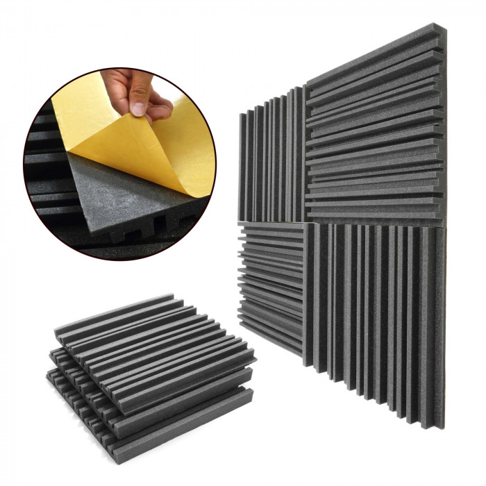 Hlavní obrázek Absorpční panely VELES-X Acoustic Self-Adhesive Wedges 300x300x50