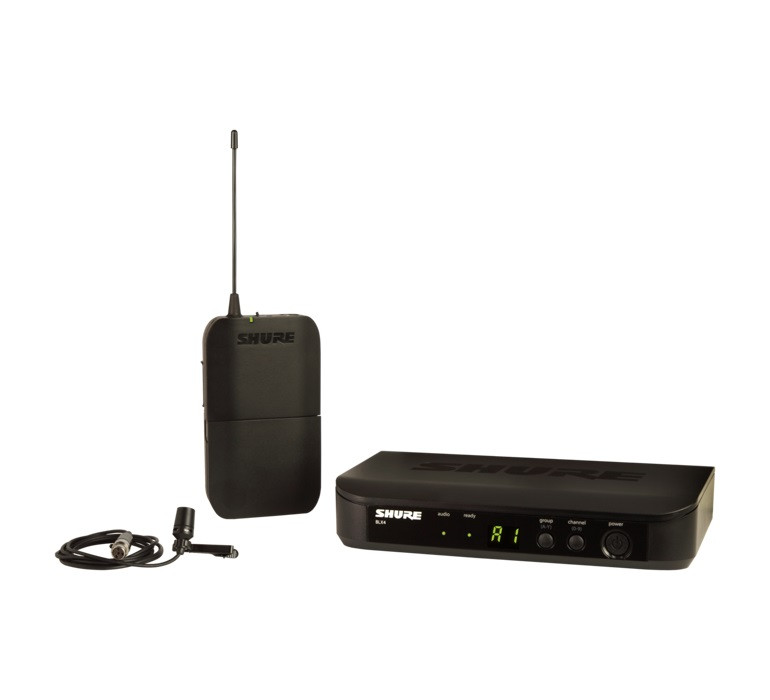 Hlavní obrázek S klopovým mikrofonem (lavalier) SHURE BLX14E/CVL H8E 518 - 542 MHz