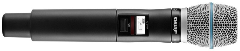 Hlavní obrázek Samostatné vysílače k bezdrátovým systémům SHURE QLXD2/BETA87C H51 534 - 598 MHz