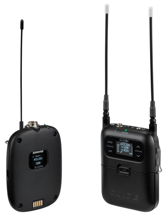 Hlavní obrázek S bateriovým přijímačem (ke kamerám) SHURE SLXD15+-G65