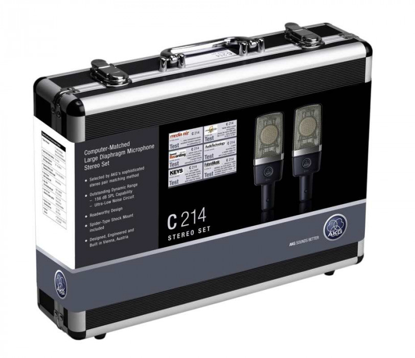 Hlavní obrázek Sety kondenzátorových mikrofonů AKG C214 Stereo set