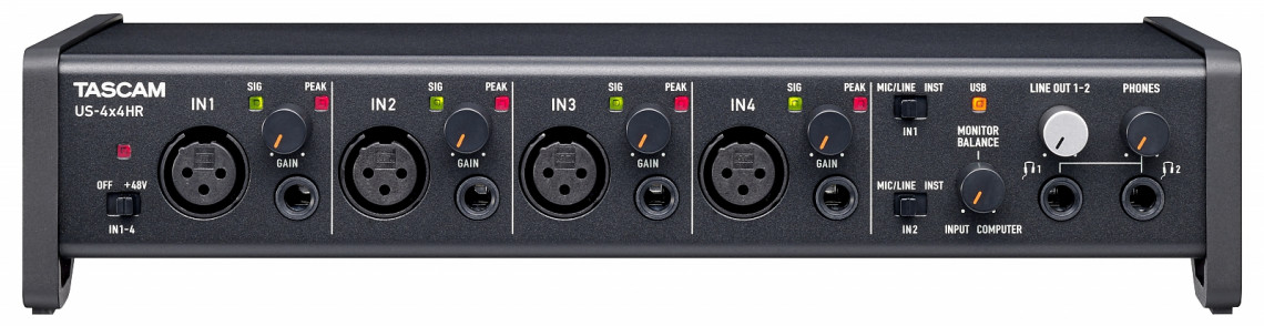 Hlavní obrázek USB zvukové karty TASCAM US-4x4HR