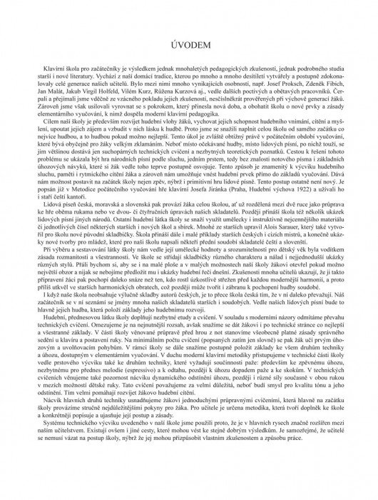 Hlavní obrázek Zpěvníky a učebnice PUBLIKACE Klavírní škola pro začátečníky - Böhmová Zdenka, Grünfeldová Arnoštka, Sarauer Alois