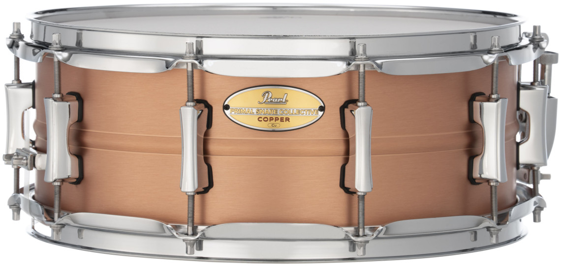 Hlavní obrázek 14" PEARL PSC1455C Primal Snare Collective 14” x 5,5” - Brushed Copper Finish