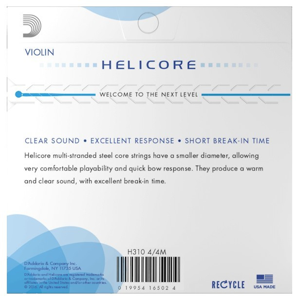 Hlavní obrázek Struny D´ADDARIO - BOWED Helicore Violin H310 4/4M
