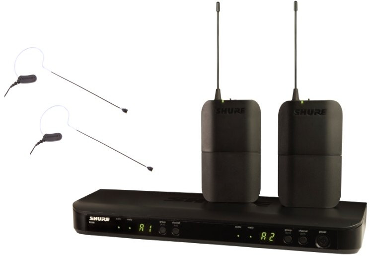 Hlavní obrázek S hlavovým mikrofonem SHURE BLX188E/MX53 K3E 606 - 630 MHz A-Stock