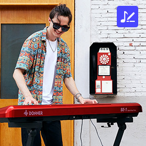 Hlavní obrázek Stage piana DONNER SE-1 - Red