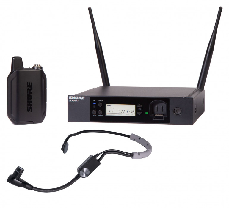 Hlavní obrázek S hlavovým mikrofonem SHURE GLXD14R+/SM35