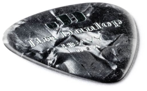 Hlavní obrázek Ostatní  DUNLOP Celluloid Black Pearloid Pick Heavy - 12 ks