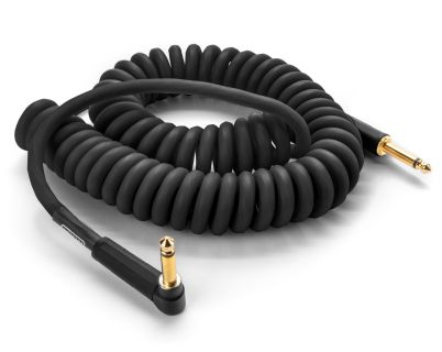 Hlavní obrázek 5-8m DUNLOP MXR 15 FT Coil Cable Black Right/Right