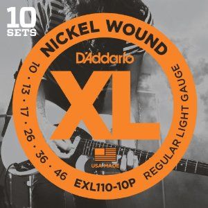 Hlavní obrázek Tvrdost .010 D'ADDARIO EXL110-10P Regular Light - .010 - .046