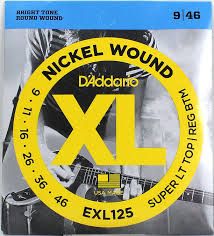 Hlavní obrázek Tvrdost .009 D'ADDARIO EXL125 Super Light Top/ Regular Bottom - .009 - .046