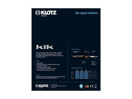 Hlavní obrázek 1-4m KLOTZ KIKKG3.0PRBL