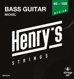 Hlavní obrázek Tvrdost .045 HENRY’S HEBN45105 Bass Nickel - 045“ - 105”