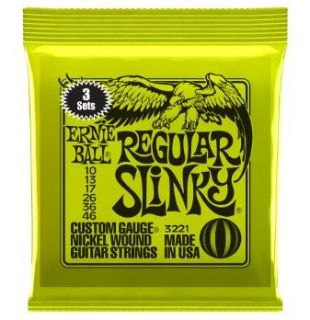 Hlavní obrázek Tvrdost .010 ERNIE BALL 3221 - 3pack