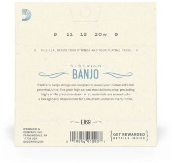 Hlavní obrázek Pro banja D'ADDARIO EJ69