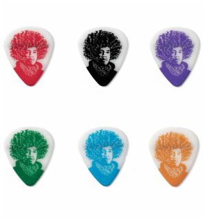Hlavní obrázek Ostatní  DUNLOP Jimi Hendrix Medium Gauge Pick Tin