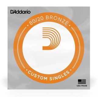 Hlavní obrázek Ostatní struny pro akustickou kytaru D'ADDARIO BW024 80/20 Bronze - .024