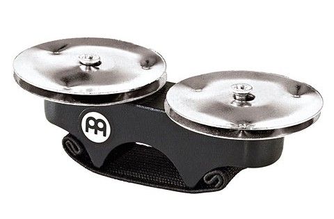 Hlavní obrázek Tamburíny MEINL FJS1S-BK Finger Jingles Steel