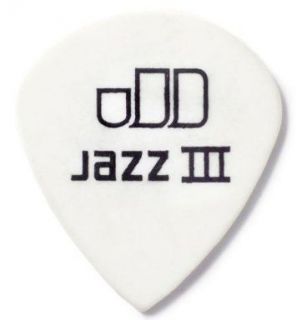 Hlavní obrázek Tvrdost  1.0 DUNLOP Tortex Jazz III White 1.0 12ks